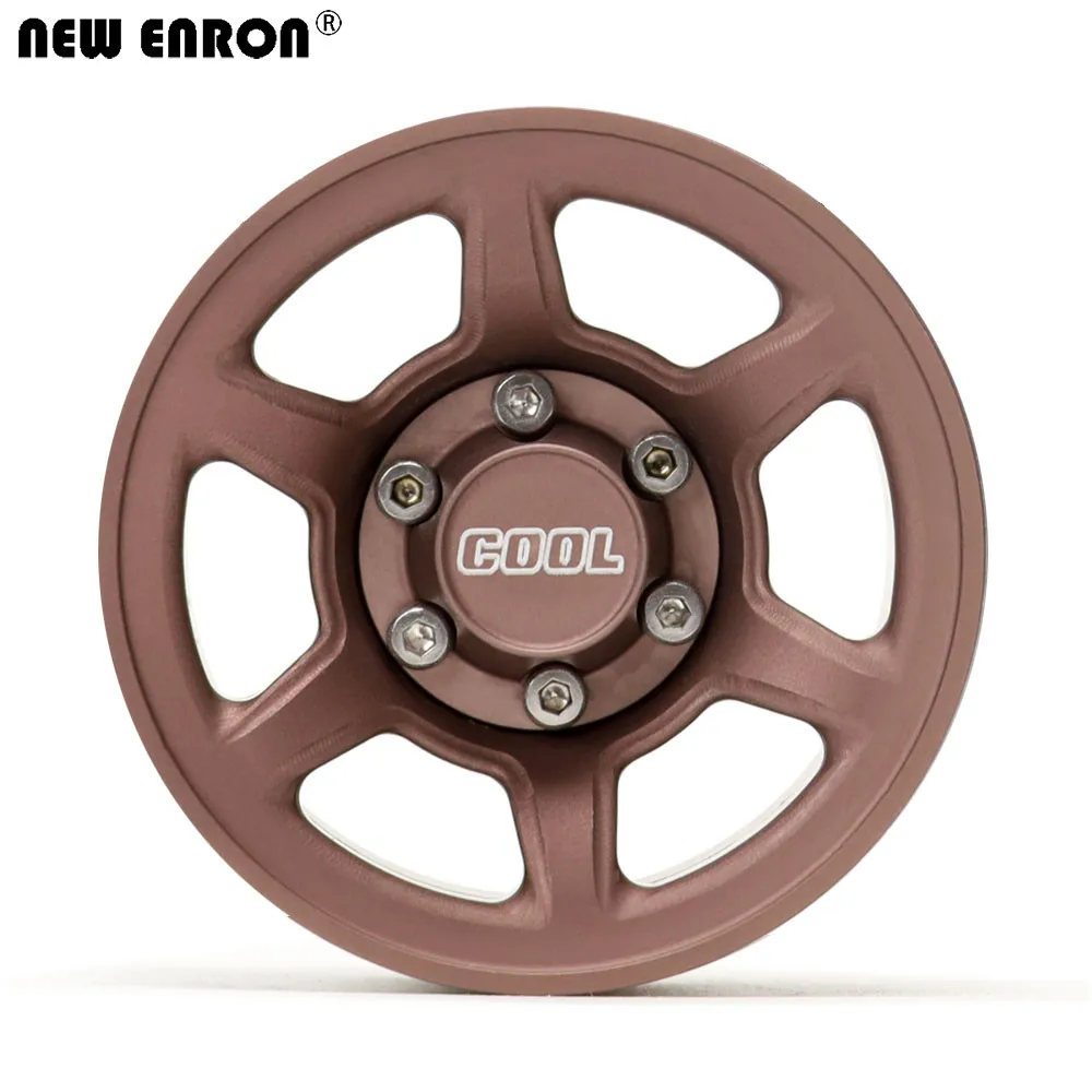 NEW ENRON Aluminium 1.55 inch Beadlock Wheel Rim hub For RC 1/10 Crawler Car tires TF2 Axial 90069 LC70 LC80 jimny CC01