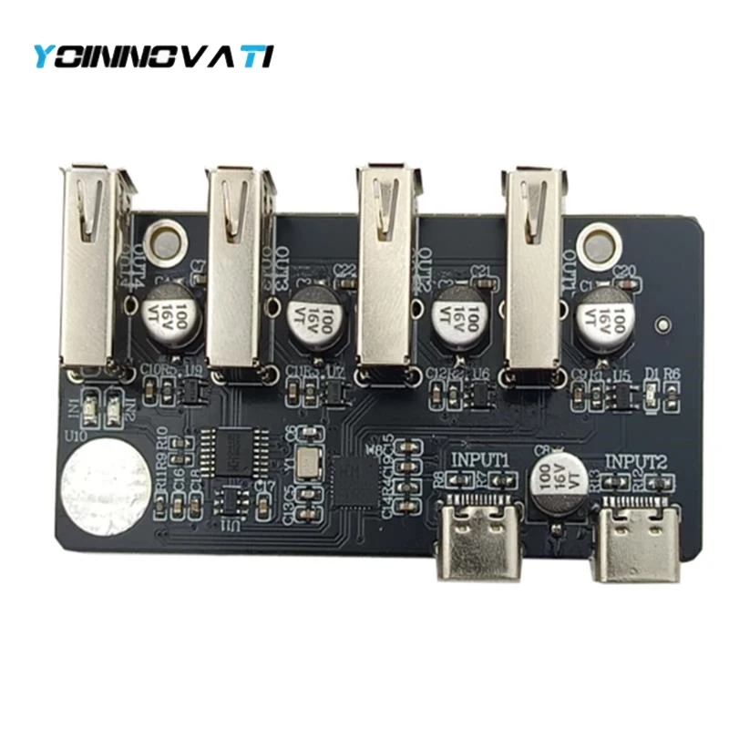 1PCS CH334H Chip USB 2.0 4-Port HUB Module High Speed USB Expansion Splitter