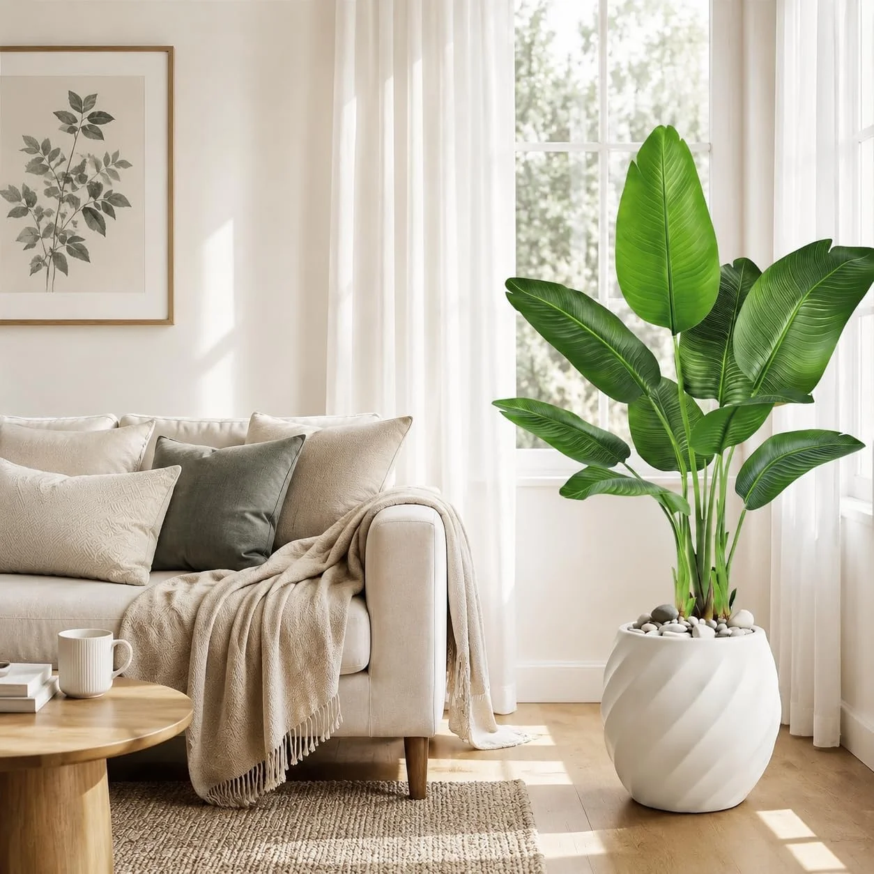 Planta Artificial de Ave del P - Bird Paradise Strelitzia reseña y precio