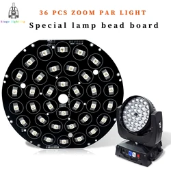 Professional Moving Head Light 36x12w RGBW RGBWAUV Cleaning/Zoom DMX512 LED Panel Zoom 36x12w