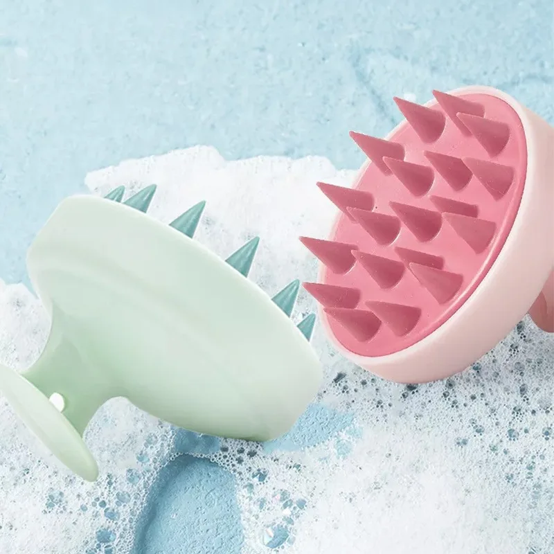 

Силиконовый шампунь, массажер для волос, массажер для головы, тела, кожи головы, массажная щетка, шампунь, массажная расческа, массажная точка акупунктуры головы