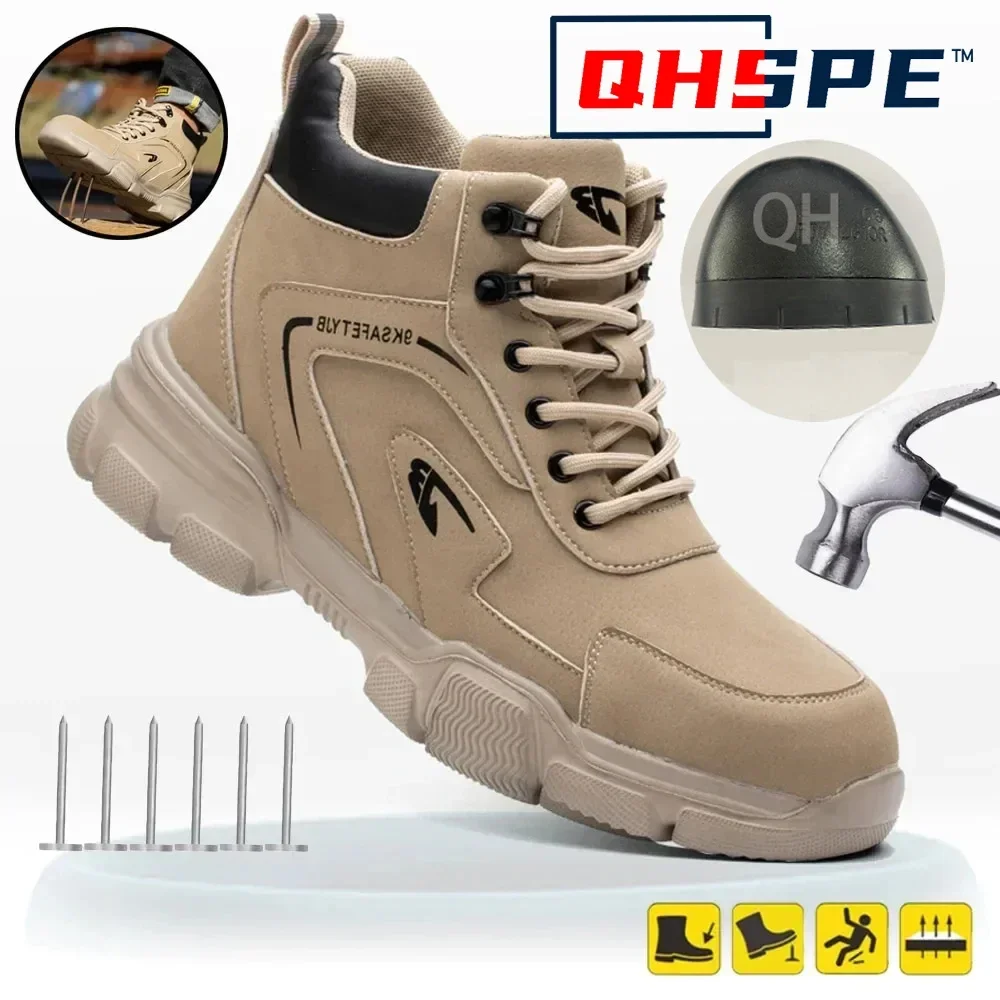 

Men's Anti-collision Safety Shoes Anti-collision Boots Parker Steel Boots Men's Work Boots Leisure Buckles Winter