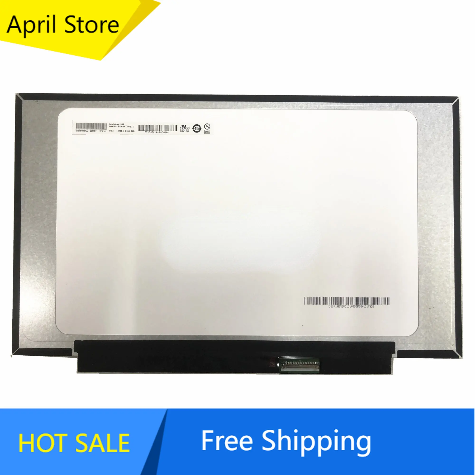 

B140XTK02.1 B140XTK02.0 14.0" Laptop LCD LED Touch Screen Display Matrix 1366*768