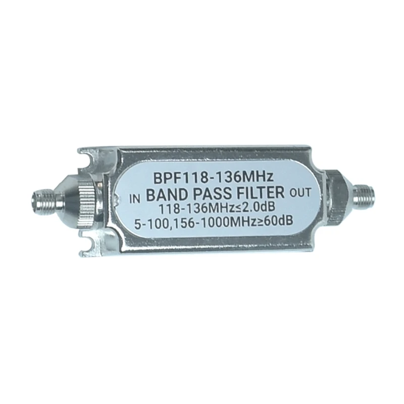 BPF118-136MHz 50ohm SMA Band Pass Filter Bandpass Filter SMA BPF118 QXNF