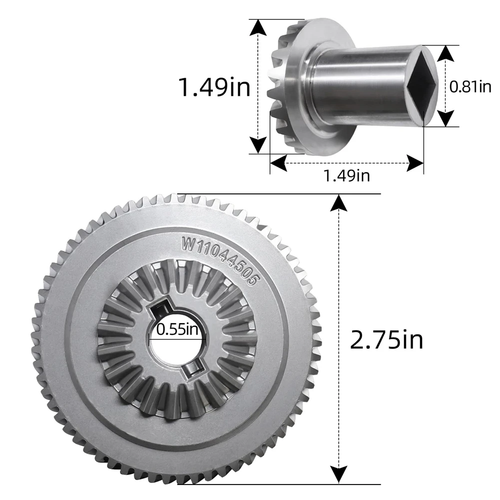 IDS-W11192794 Mixer Attachment Gear Hub Kit for KitchenAid W11192794 Replacement 4159643 4161403 9703905 9703907 W11175138