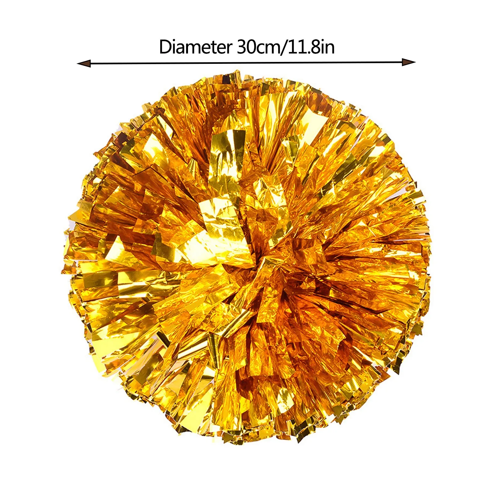 2 قطعة الكريات التشجيع بلون زائد الكريات سميكة Mutipulcolor لأداء فريق المشجع 30 سنتيمتر/11.8in زهرة مخملية
