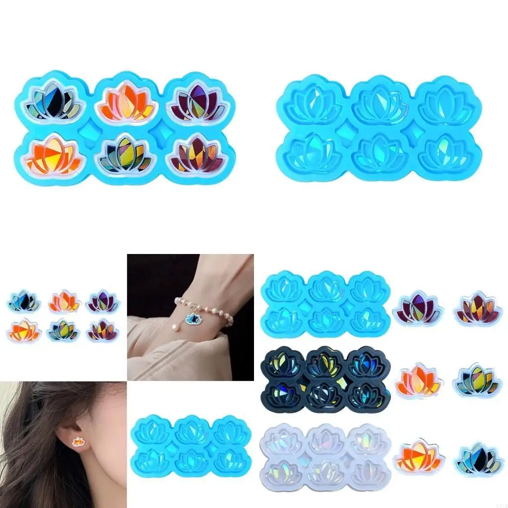 

Голографические формы из смолы, силиконовые формы для цветов для литья эпоксидной смолы, сделай сам, Радужный светильник, кулон,