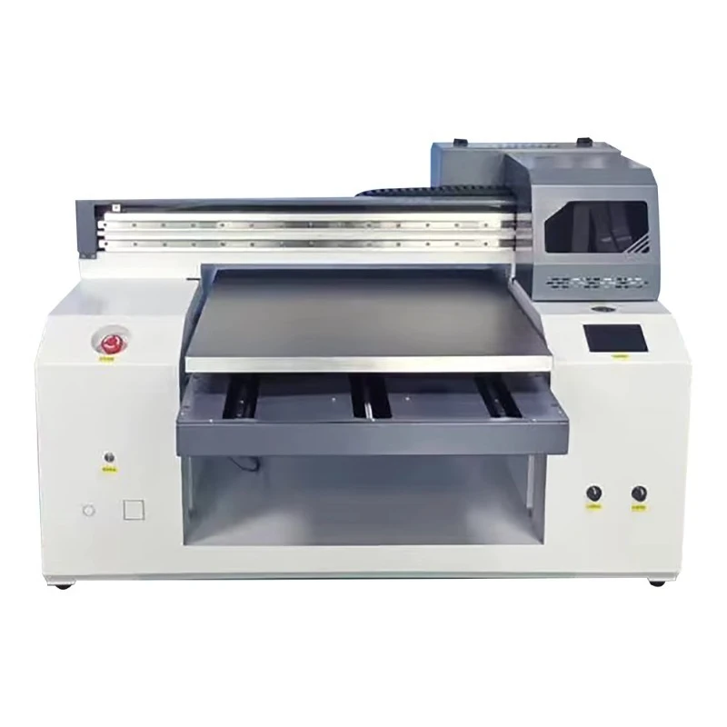 Best-Selling High Quality Flatbed Automatic UV Inkjet Printer for Label Egg Flex Leather Tube New