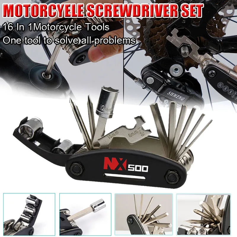 

2025 Motorcycle CNC Multi Tool Repair Screw Driver Set For Honda NX500 NX400 N X500 500X NX400 2024 2025 New With Logo "NX500"