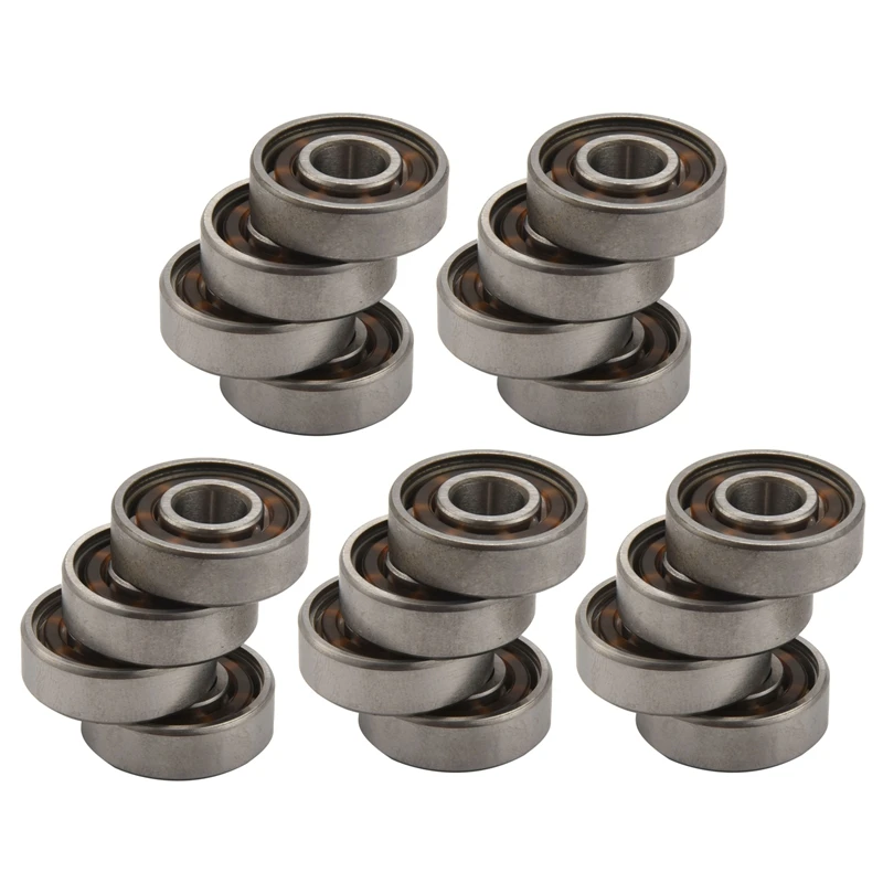 20Pcs 608 Ceramic Ball Bearing Scooter Bearings High Precision Rating Long Lasting