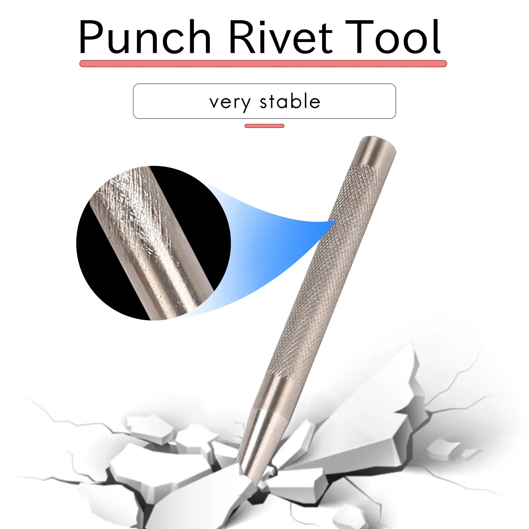 Rebites de cobre e rebarbas, Punch Rivet Tool para cintos, sacos, colares, artesanato de couro, 14mm, 19mm, 2pcs, 20 pacotes