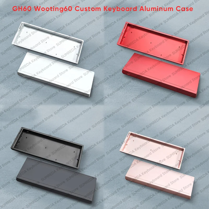

SUMREDA GH60 Wooting 60HE ACE60 Aluminum Keyboard Case Shell 60% Layouts 61 Keys For Mad 60he Aula Win60 GT60 Raven61 Keyboard