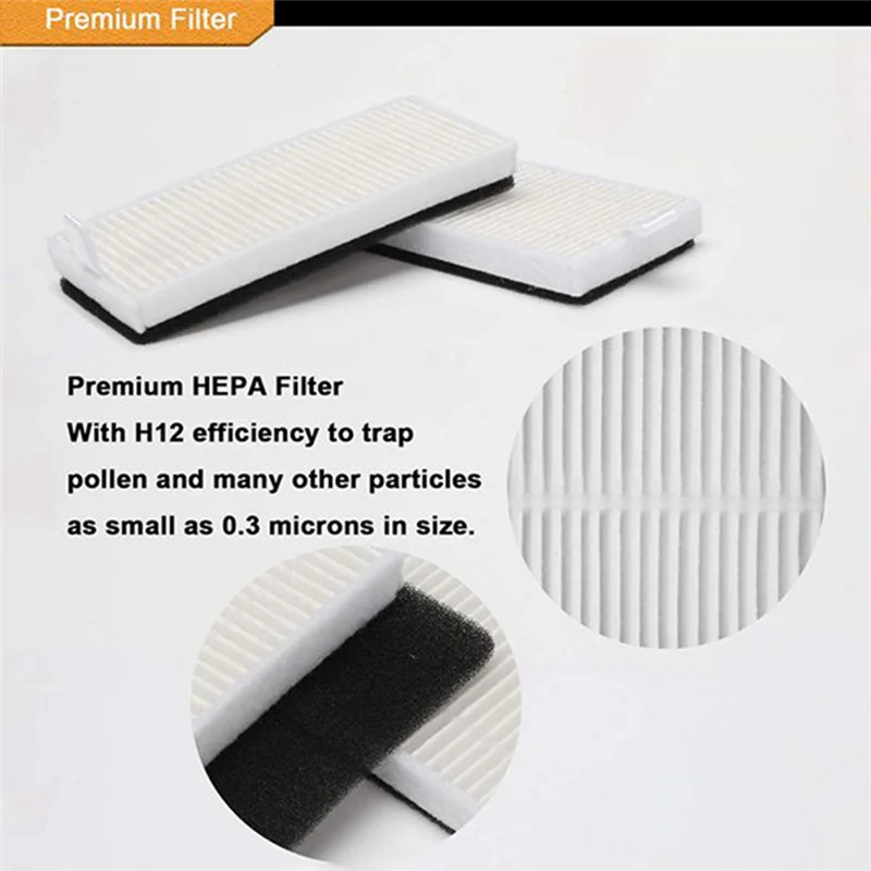 ABRG-مجموعة ملحقات لـ Ecovacs DEEBOT N79S N79 Eufy Robovac 11 11C Cecotec Conga Excellence 990 أجزاء المكنسة الكهربائية الروبوتية