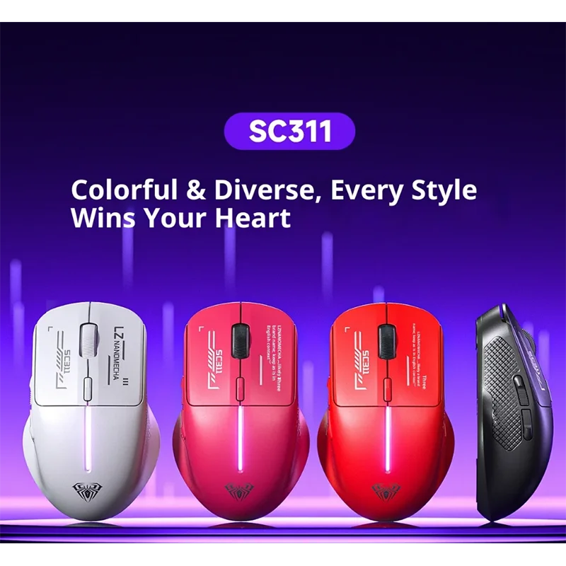 

Беспроводная мышь Tarantula SC311, киберспортивная игра, проводная Bluetooth, третий макетный экзамен, Dawa Delta, 1000 Гц, возврат