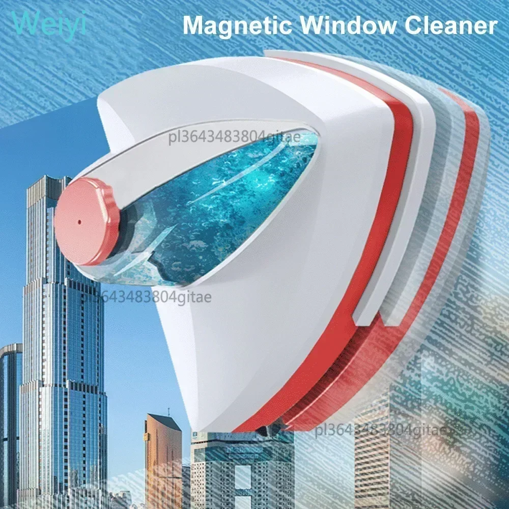 Limpiador de ventanas magnético, doble acristalamiento, vidrio magnético, cepillo de limpieza de ventanas para balcón, limpiaparabrisas automático de doble cara, limpiador de superficies