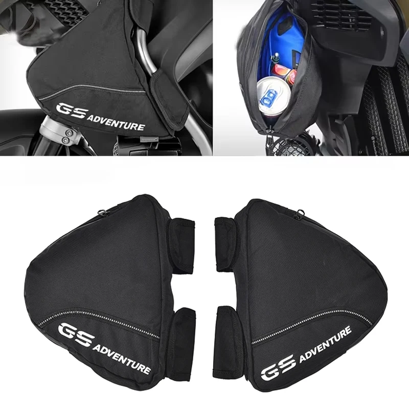 

Motorcycle Black Waterproof Repair Tool Placement Bag Frame Triangle Package Toolbox For BMW R1200GS