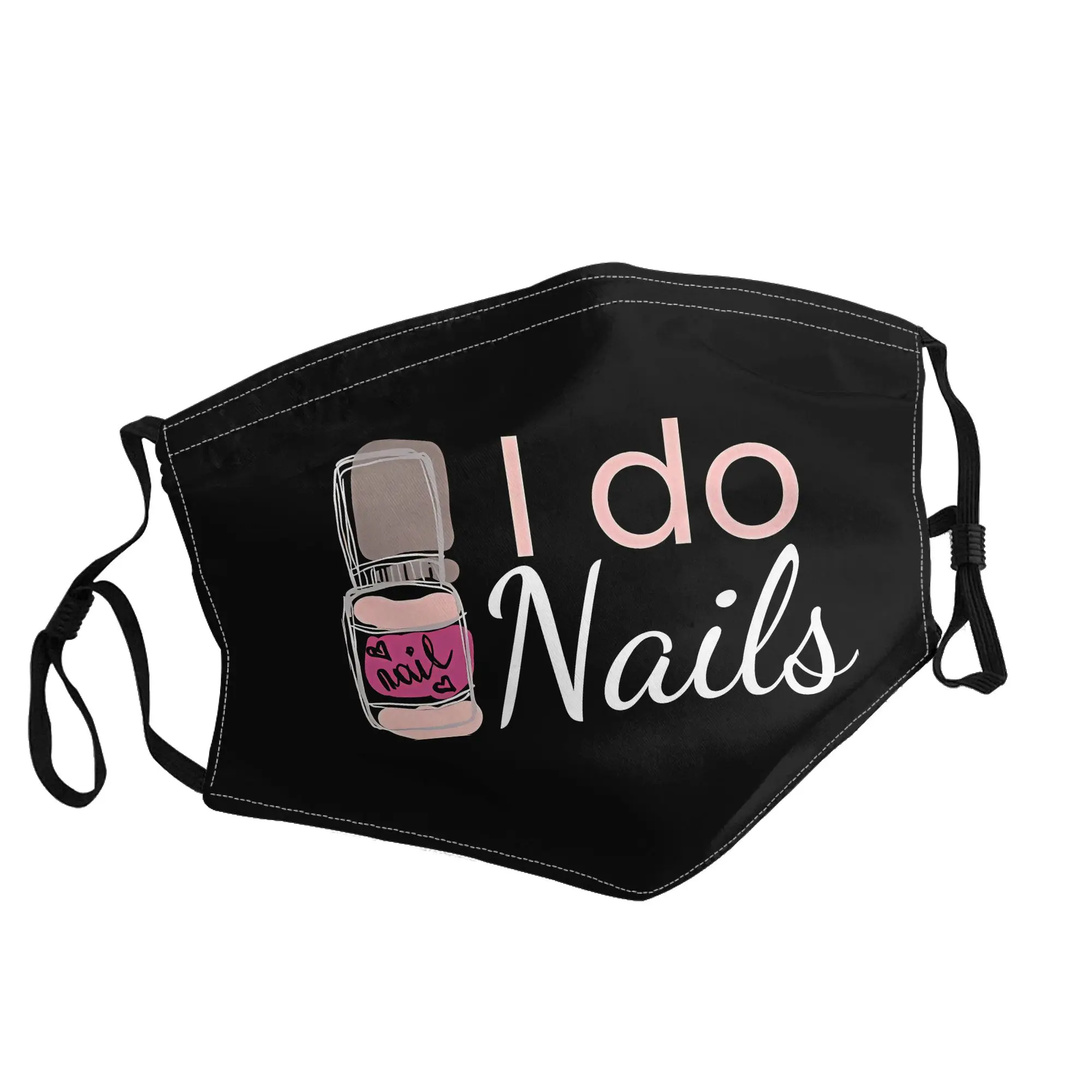 Nail Manicure Manicurist Nail Polish  Mask Unisex Outdoor Fashion Printed