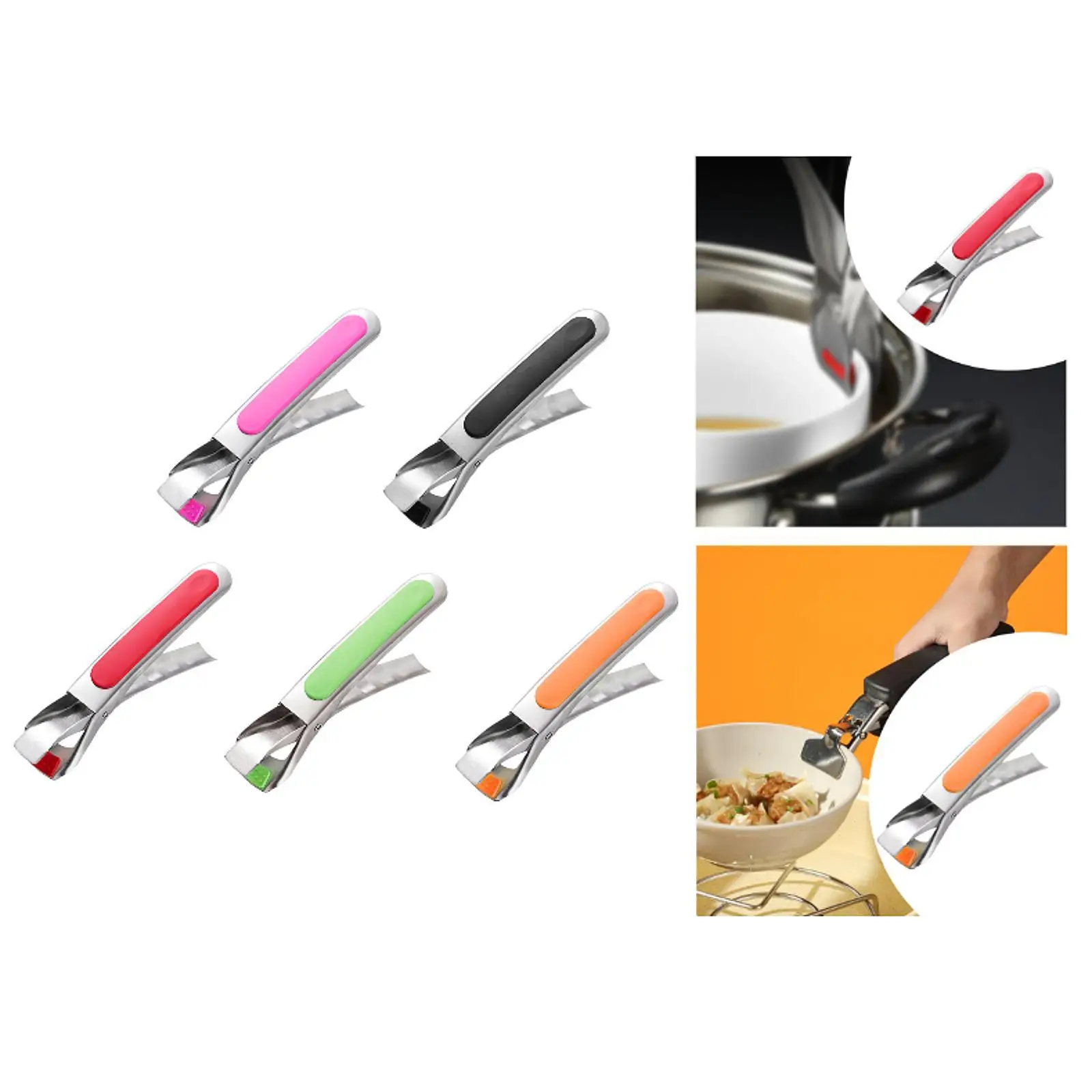

Anti Scalding Clip Bowl Dish Plate Gripper Clip Stylish Ergonomic Bowl Clamp Holder for Moving Hot Plate or Bowls Oven Baking