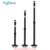 Black Aluminum Projector Hanger 40cm 60cm 80cm 1/4 6mm HY320 HY300Pro TDA6W TD80W Projector Ceiling Mount Wall Holder Stand