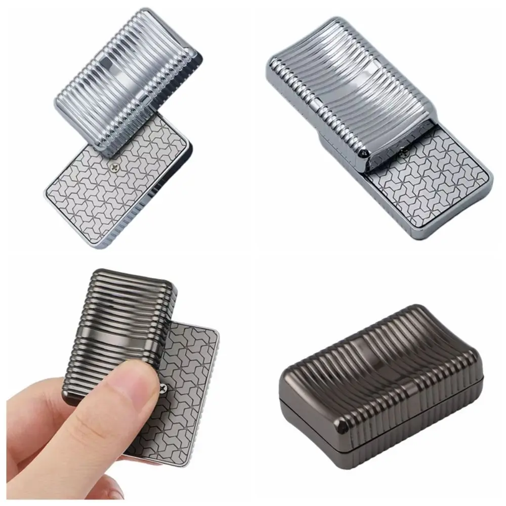 Portable Rotating Fidget Slider Pocket Game Push-Pull Magnetic Slider Soap Sensory Metal Finger Spinne Toy Holiday Gifts