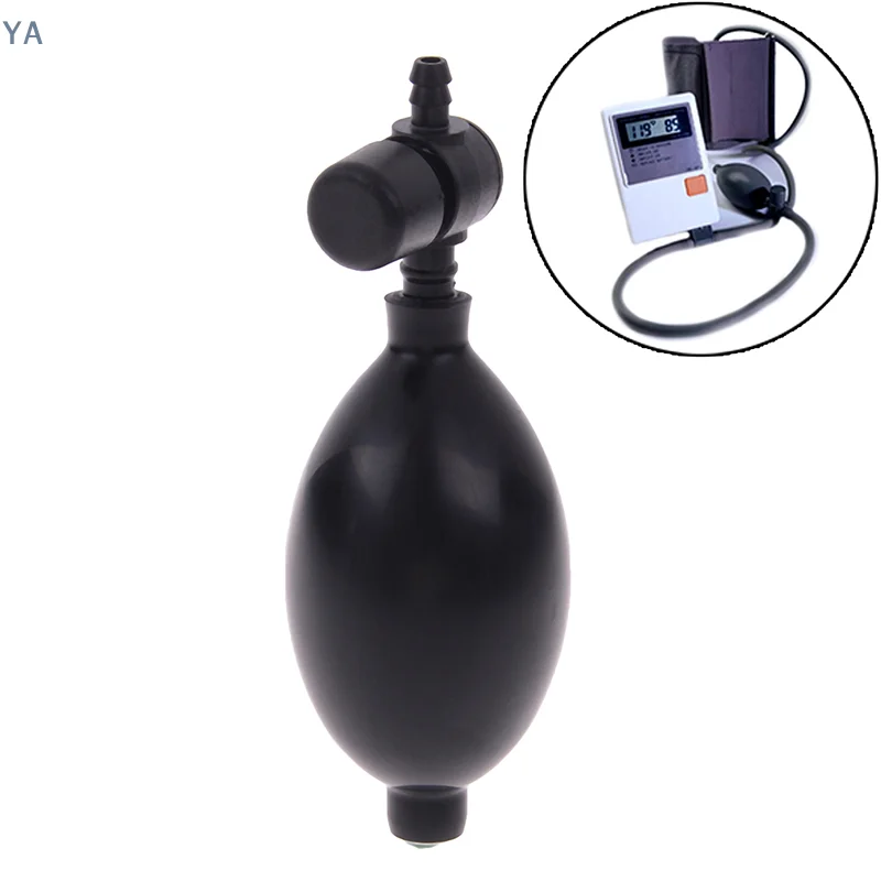 【YA】Black Rubber Blood Pressure Sphygmometer Adjustable Pump Bulb Valve Accessories