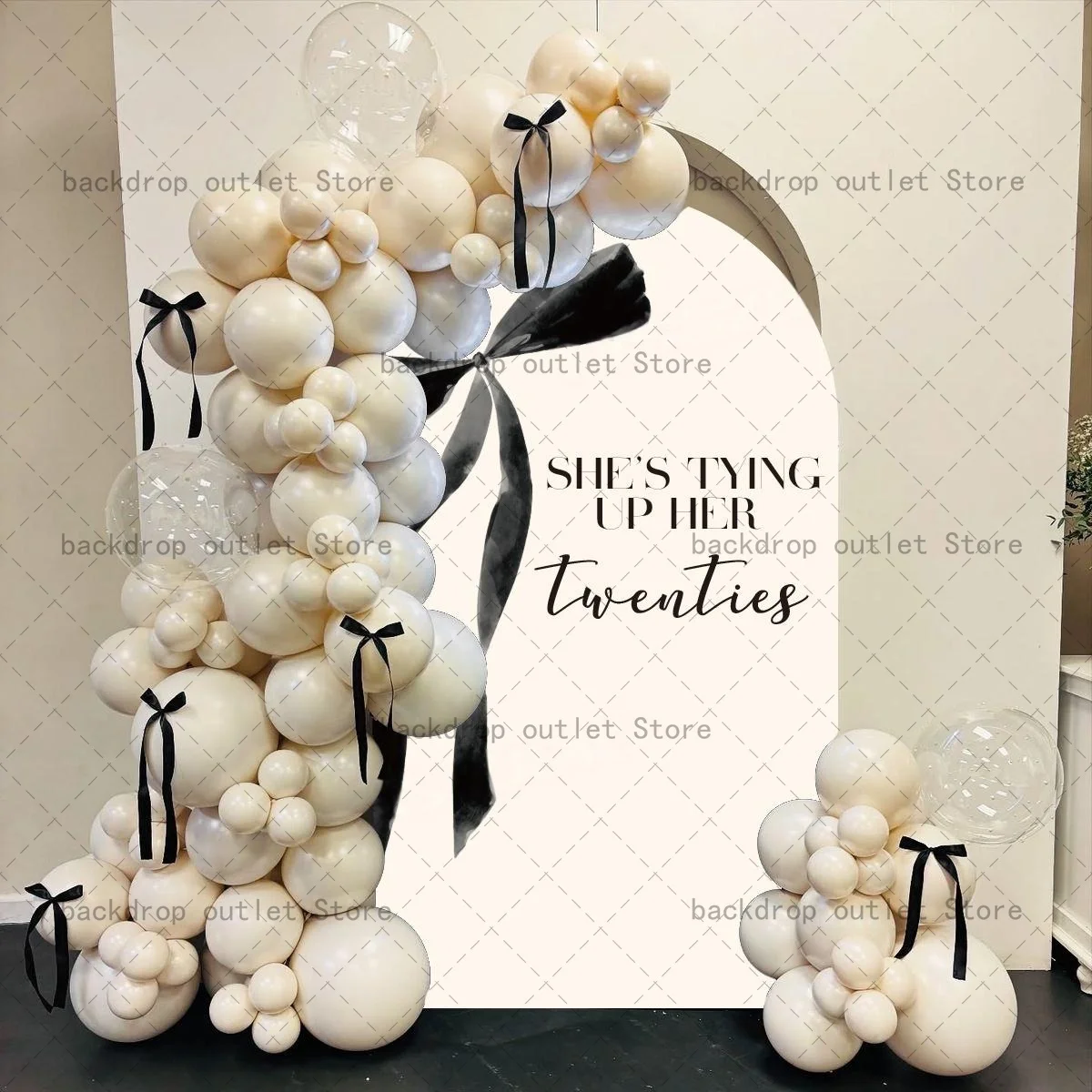 

Мехофонд черный бант арочный фон чехол для взрослых женщин трусики украшение для дня рождения на заказ фото фон реквизит