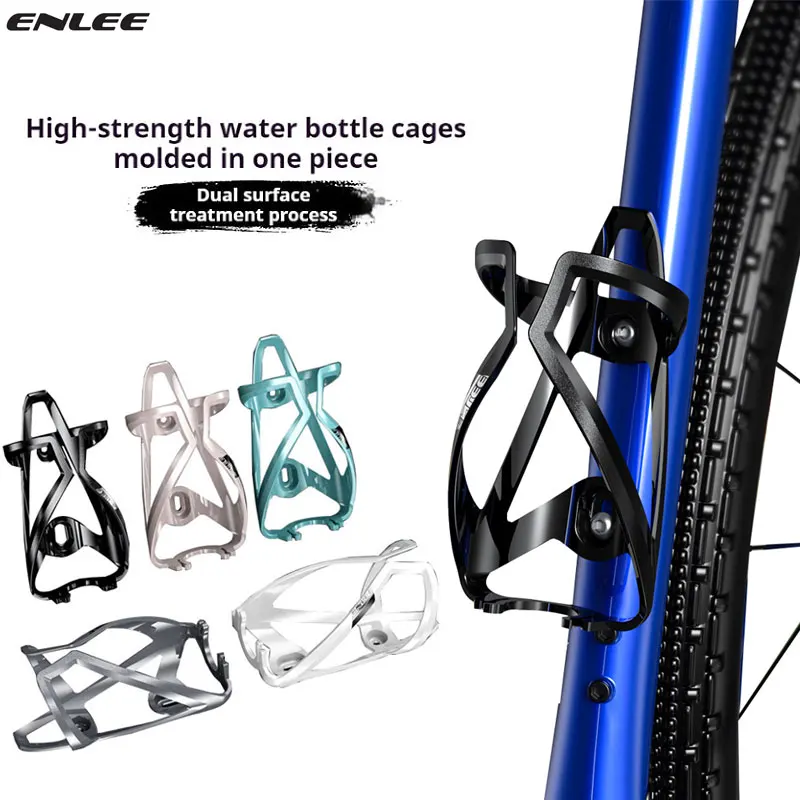 ENLEE Fahrrad-Flaschenhalter, Handgefertigt, für Mountainbike und Rennrad, Universeller Wasserflaschenhalter, Ultraleichter Kesselhalter, Fahrradzubehör