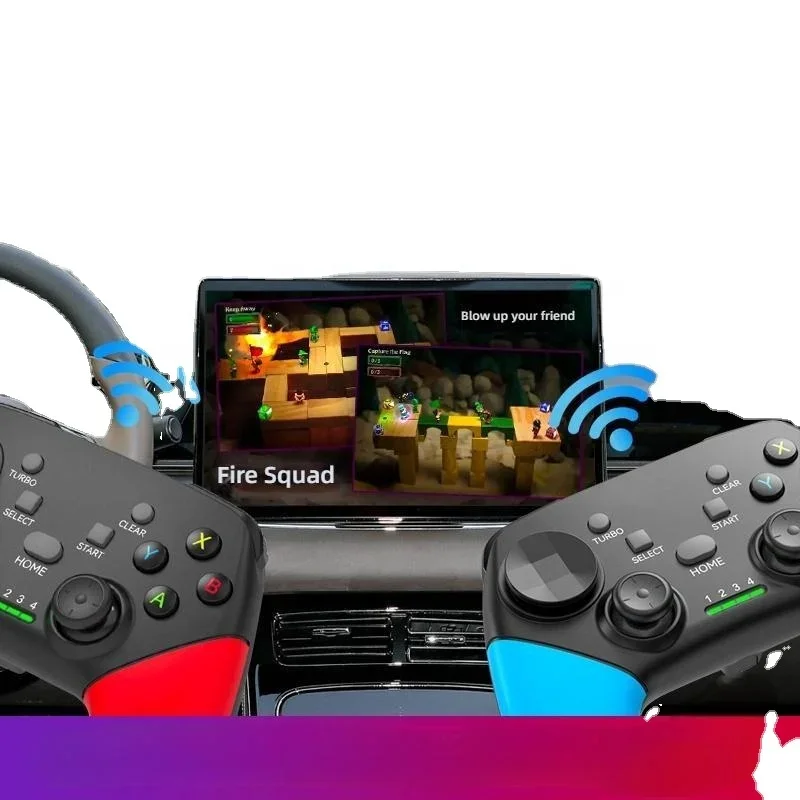 Wireless BT 2,4G Game Controller für Switch Pro PC Android IOS Tablet Smart TV Vibration Control Gamepad Joystick Carplay