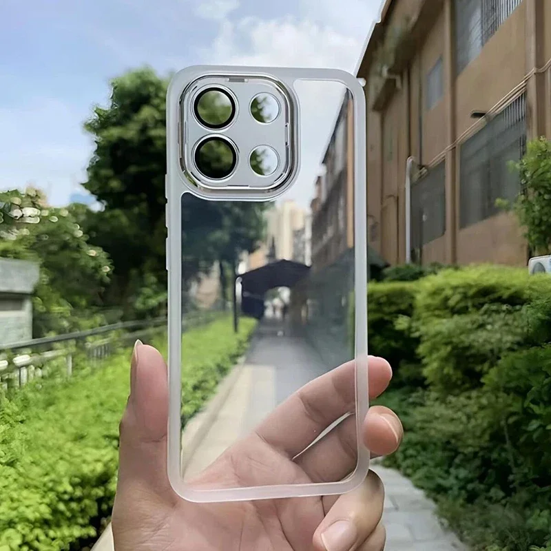 Honor X8C X8A 전화 케이스 Honor X8B 럭셔리 소프트 범퍼 클리어 백 커버