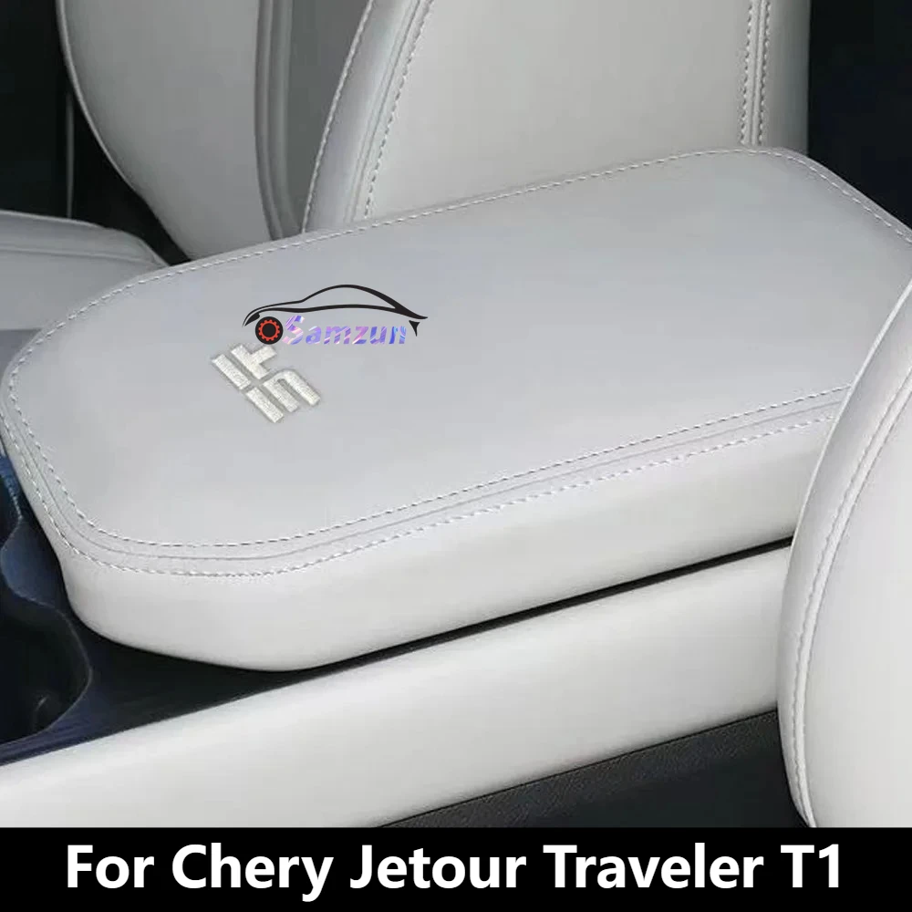 

For Chery Jetour Traveler T1 Armrest Box Protective Cover Central Armrest Elbow Pad Fit Car Central Console Interior Accessory
