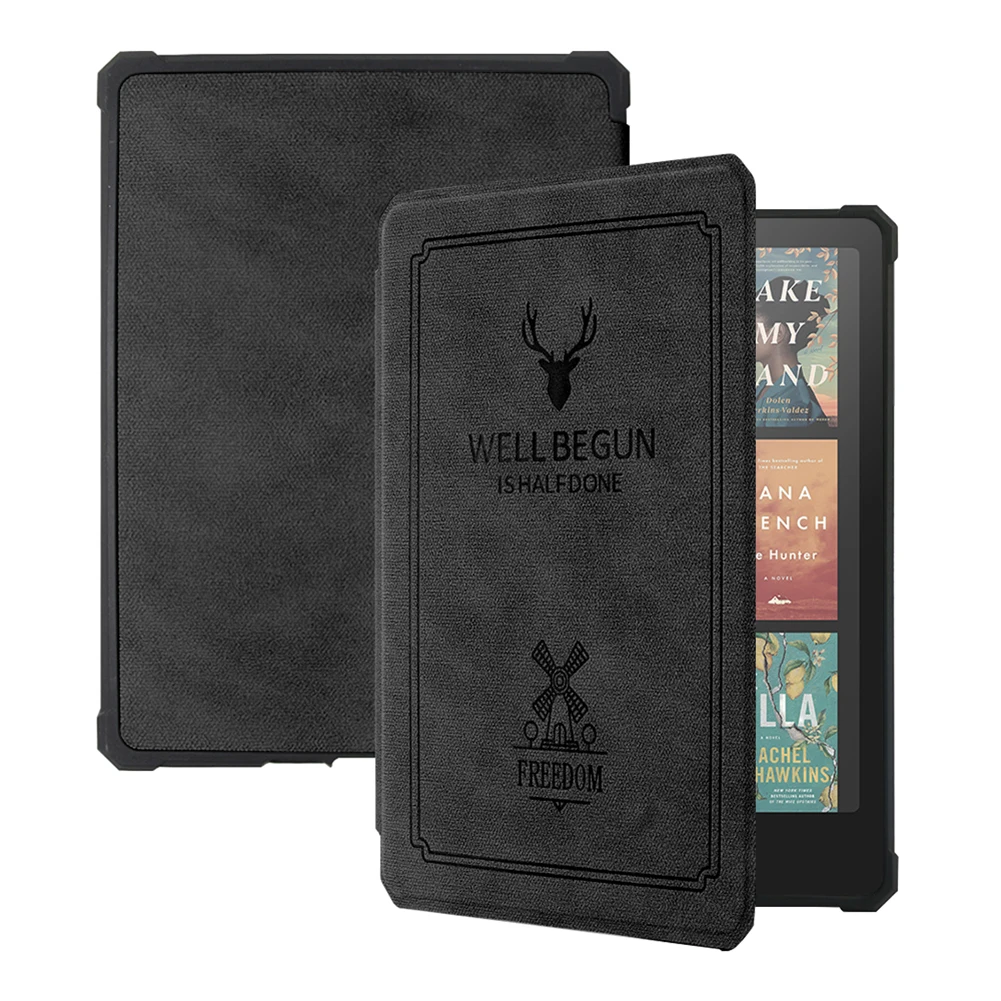 

Protective Case Auto Sleep Wake Smart Cover Ebook Case for Kindle Paperwhite 12th Gen 2024 Released 7In