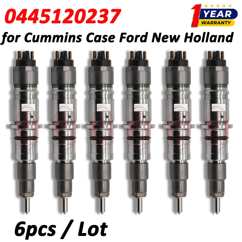 

0445120237 Форсунка дизельного топлива 84347519 87708024 для корпуса Cummin Ford New Holland 8,9 л