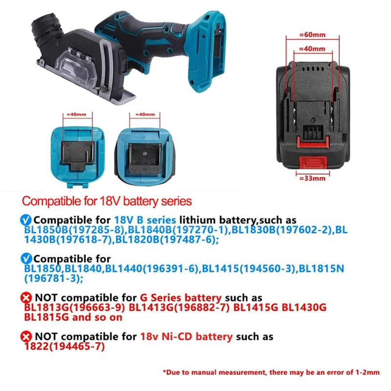 

AB42-3 Inch Mini Angle Grinder Cordless 3 Inch Electirc CUT OFF Tool Cutting Circular Saw Power Tool For 20V Battery