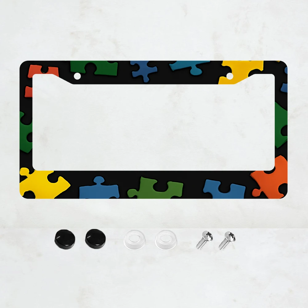 1PC 2-Hole License … - image