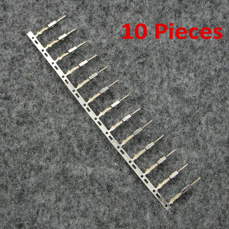 10 Pieces Apply to German car Automobile plug terminal Dagong terminal 3.5mm male pin Large two valve male needle Connector Pins