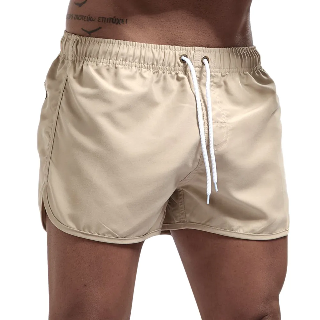 Calções de banho calções de banho troncos praia board natação curto secagem rápida calças maiôs dos homens correndo esportes surf shorts homme