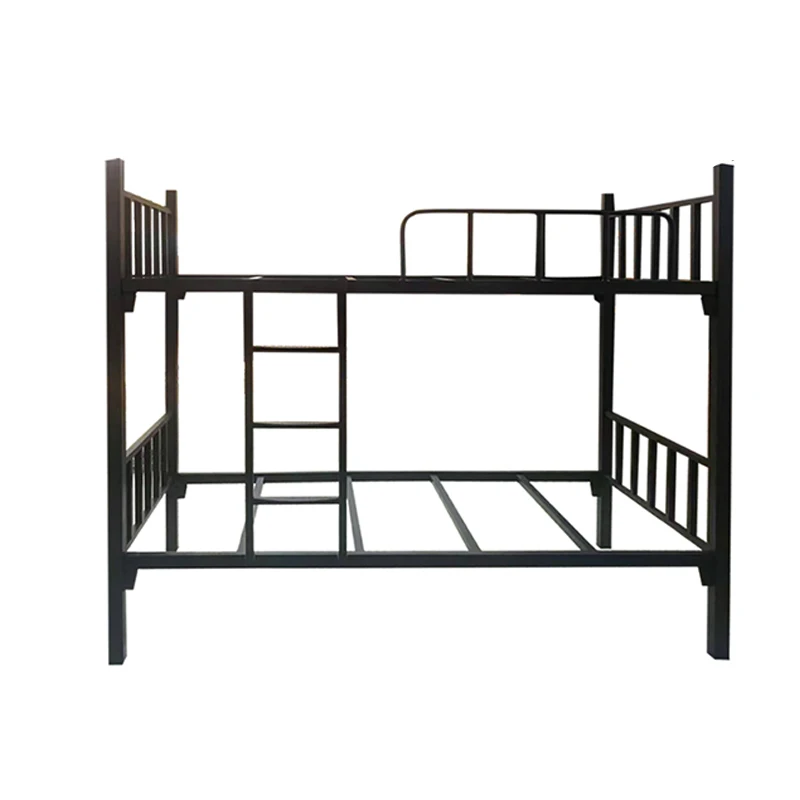 Modern Green House Metal Frame Single Stackable Bed Double Bed Bunk Bed with Storage for Apartment or School