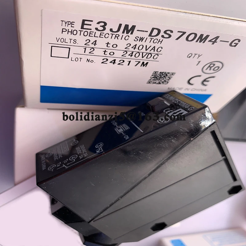 Novo interruptor fotoelétrico, em estoque, E3JM-DS70M4 E3JM-DS70M4-G E3JM-R4M4 E3JM-R4M4 E3JM-R4M4-G