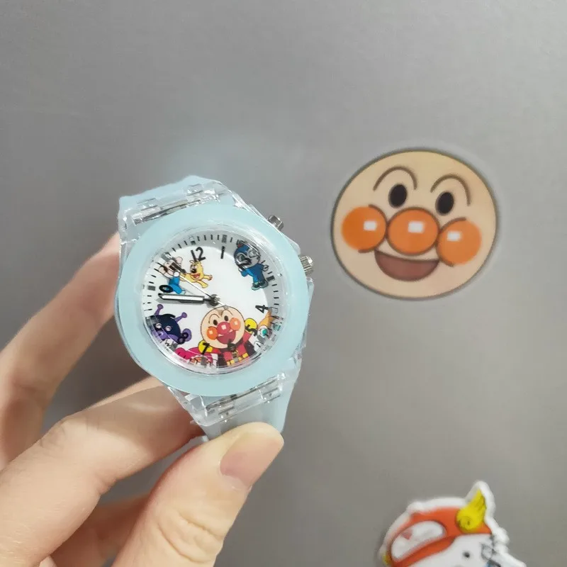 Orologio da pane dei cartoni animati luminoso elettronico carino Internet Celebrity SameStudent Girl Heart Anime luminoso