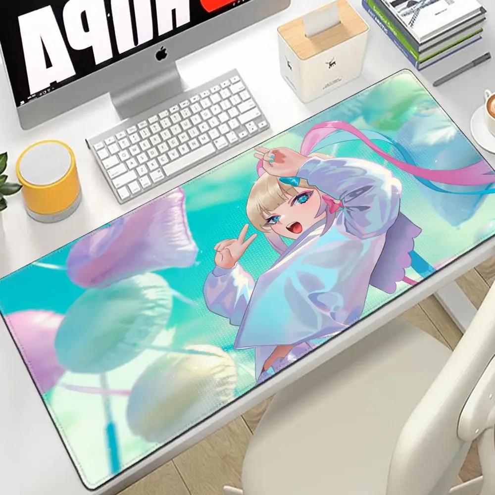 

Anime Girl NEEDY GIRL OVERDOSE Mouse Pad Desk Mouse Pad Cute HD Desk Pad Extended Gaming Keyboard Mats Large XXL Gamer Mousepad