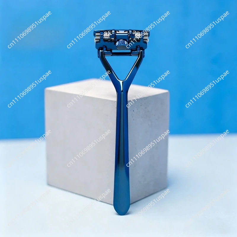 Interchangeable Blade Triple Razor Razor Bald Artifact (Stainless Steel)