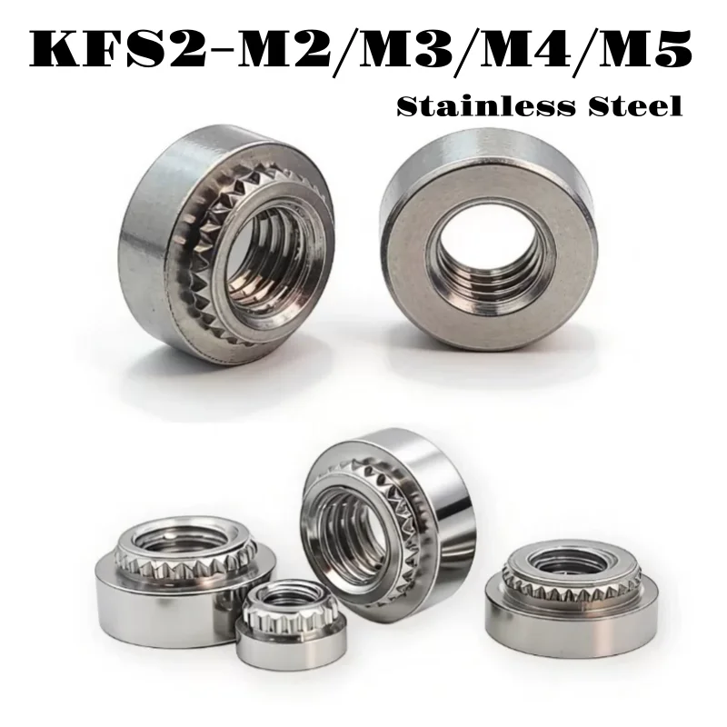 KFS2-M3 Stainless Steel Broaching Nuts M3 Self-clinching Rivet Nut Hardware Fastener for FPV Drone Frame CNC Carbon Fiber Frame