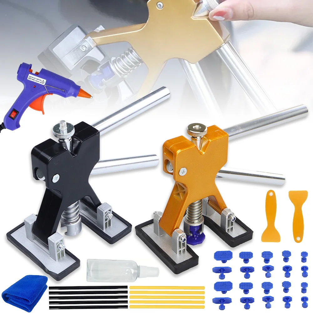 

Car Paint Dent Remover Repair Tool Auto Paintless Repair Kit Dent Lifter Puller Car Body Large, Small Ding Hail Removal Repair