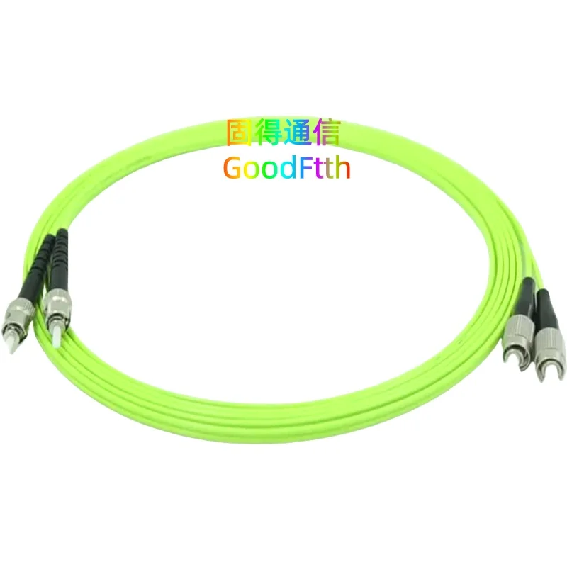 Fiber Patch Cord Lead FC-ST ST-FC OM5 Duplex Cable Jumper Patchcord GoodFtth