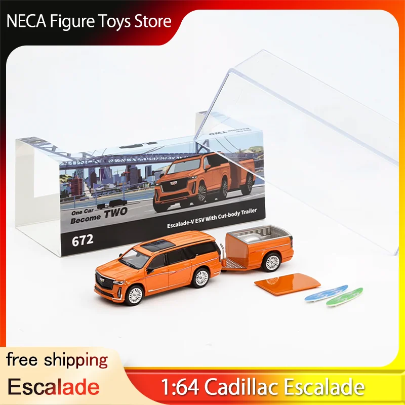 shadow-pro-diecast-car-model-1-64-scale-2023-cadillac-escalade-esv-alloy-collectible-for-adult-collectors-home-display-decor-toy