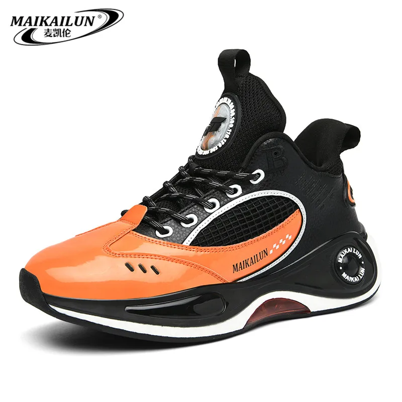 

KuBang Basketball shoe have friction sound sneakers actual anti - slip wear - resistant shoes