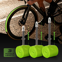 CYCLAMI Removable Air Valve Core TPU Road Inner 700c Tube Bike Road Bicycle Ultralight TPU Material Tire French Valve 45 60 80mm