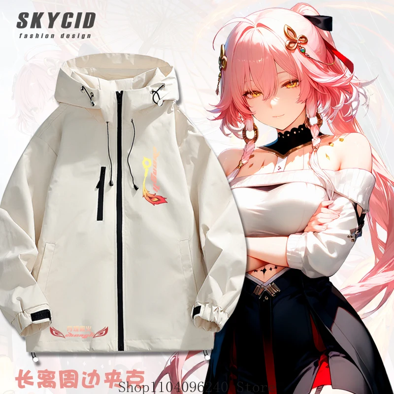

Wuthering Waves‌ Changli Long Sleeve Jacket Unisex Coat Hoodie Zipper Fashion Cool Hooded Sweatshirt Top Cosplay Costume