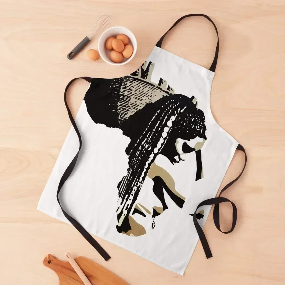 

Africa 2 Apron Kitchen Apras For Women Chef jacket men For Girl Useful Things For Kitchen Apron