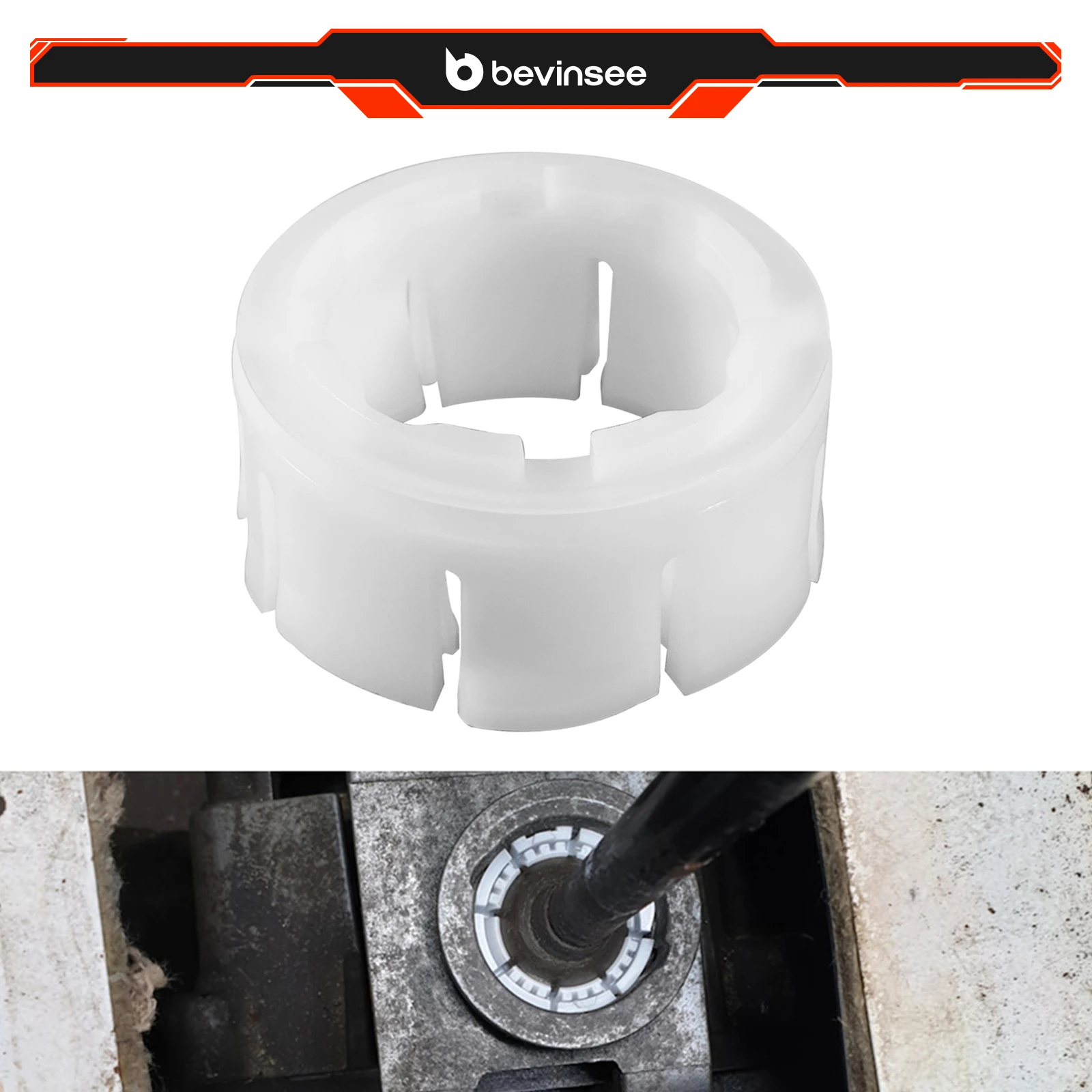 

BEVINSEE Shift Lever Bushing for BMW E46 E36 E30 E28, Replace for 25111220600, 25111220608